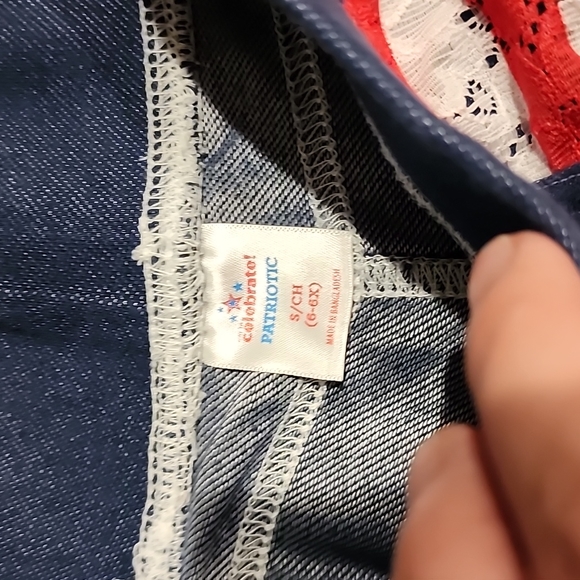 Girls Patriotic/4th of July Unicorn Outfit - Picture 9 of 10